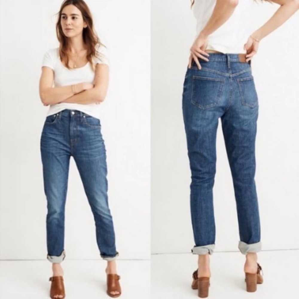 Madewell The High-Rise Slim Boyjean Size 25 - image 3