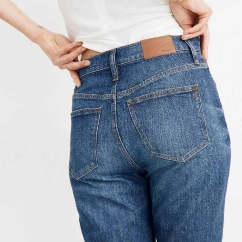 Madewell The High-Rise Slim Boyjean Size 25 - image 5