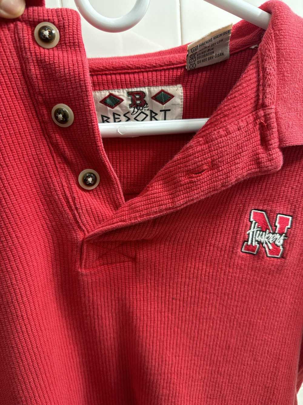 Vintage Nebraska Huskers Vintage Polo - image 4