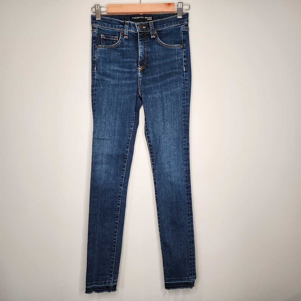 Veronica Beard Kate 10" Skinny Jeans in Vintage F… - image 2