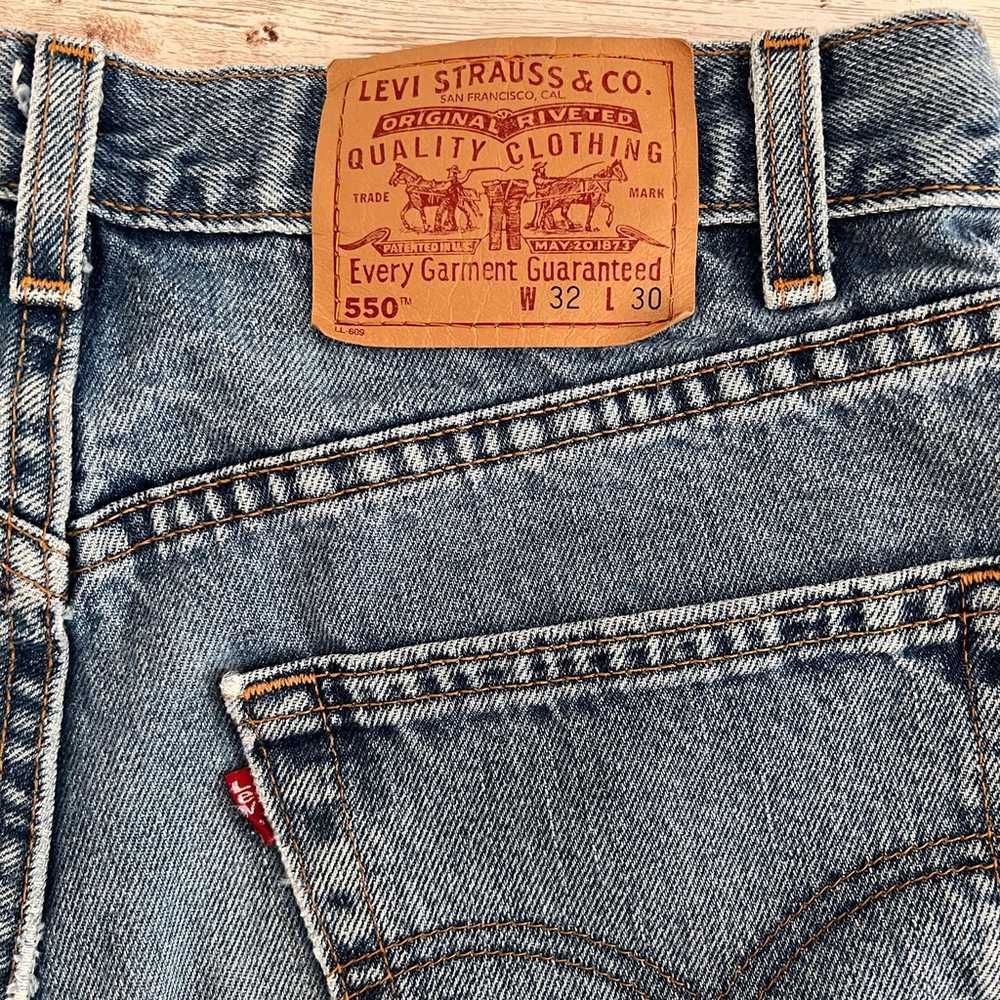 Vintage Levis 550 Relaxed Fit Unisex Jeans - image 8