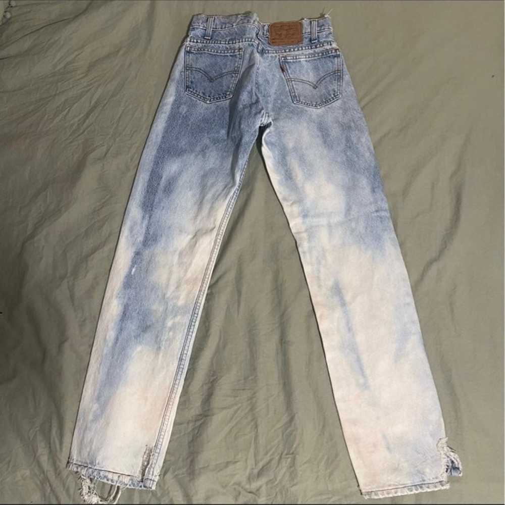 Bleached Vintage Levi's 505 Jeans - image 1