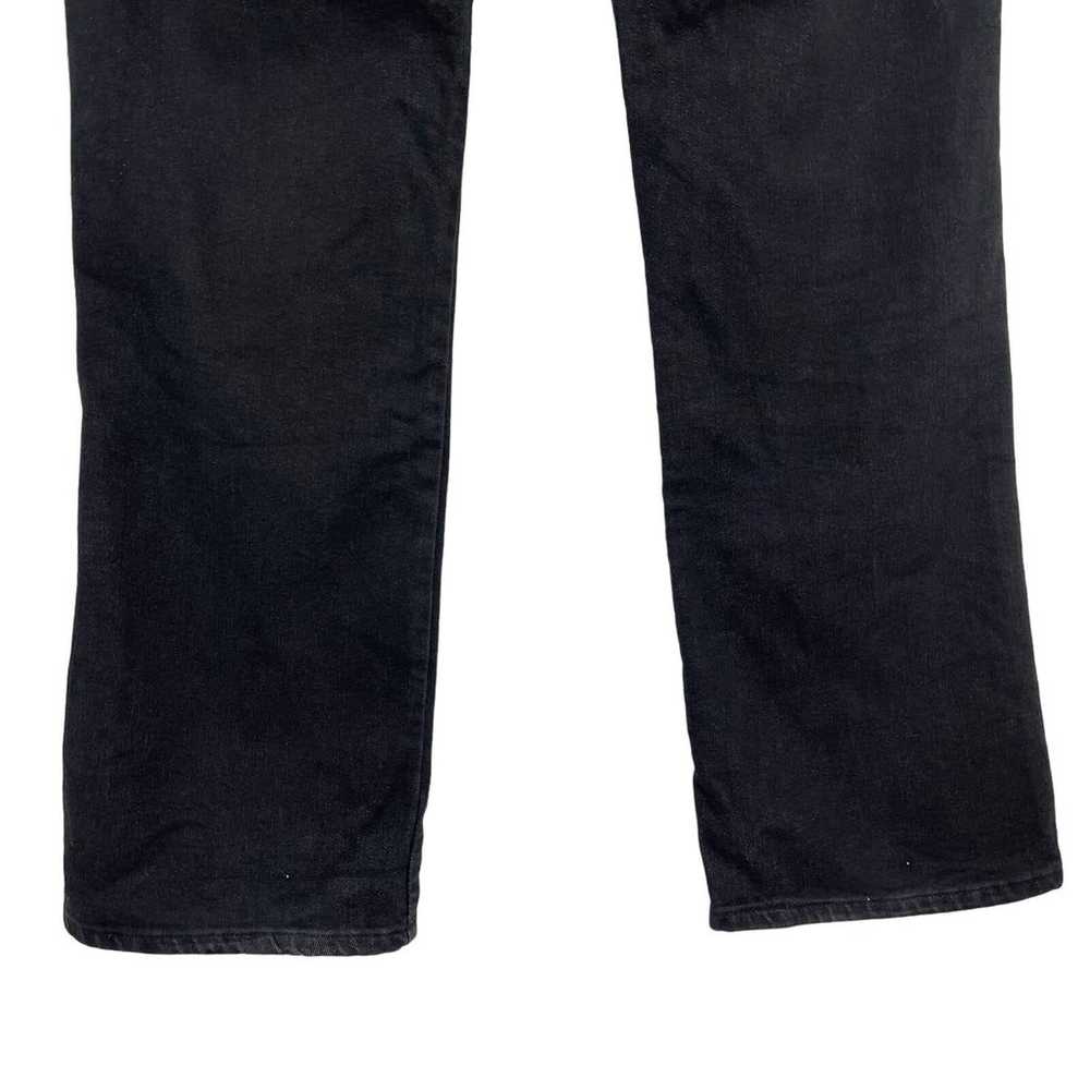 Vintage Levi's Silvertab Y2K Flare Jeans Black De… - image 7