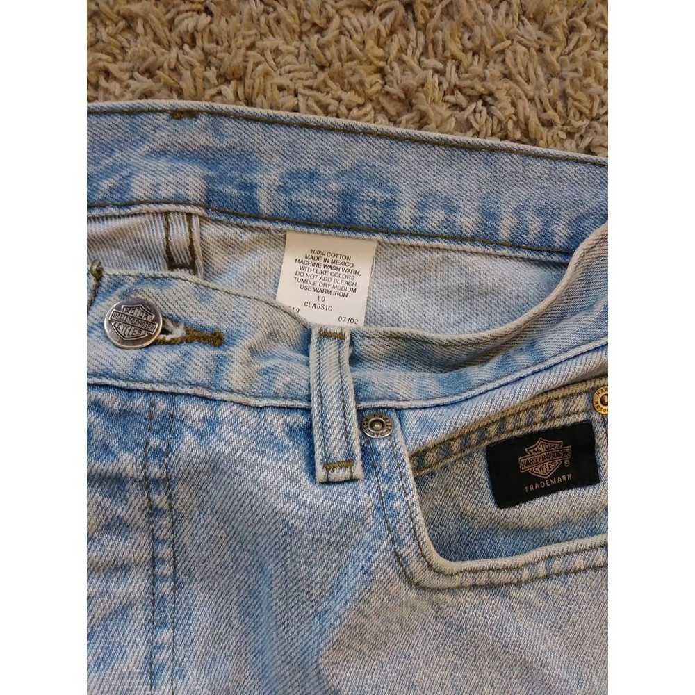 Vintage Harley Davidson Women's Classic Jeans Lig… - image 4