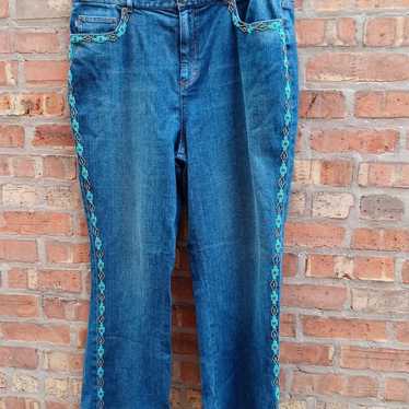 Vintage Ralph Lauren southwestern jeans 16 - image 1