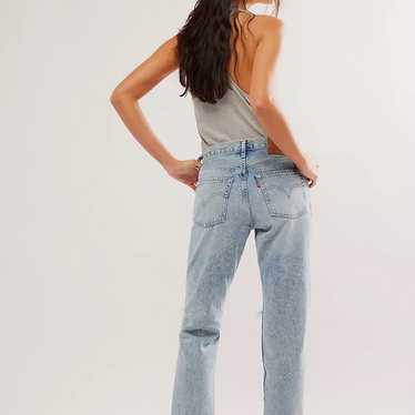 Free People Levi's 501 Straight Leg Distressed li… - image 1