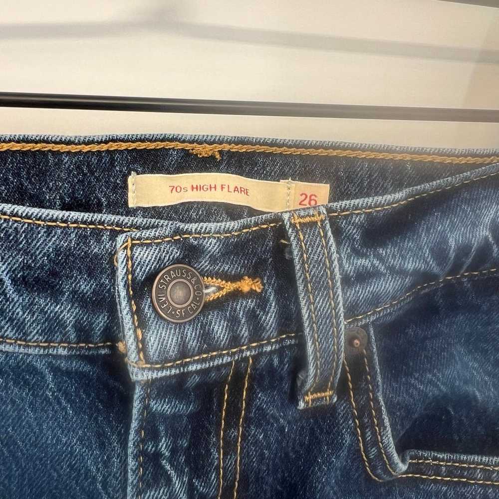 Levi’s 70s High Flare High Rise Medium Wash Jeans - image 4