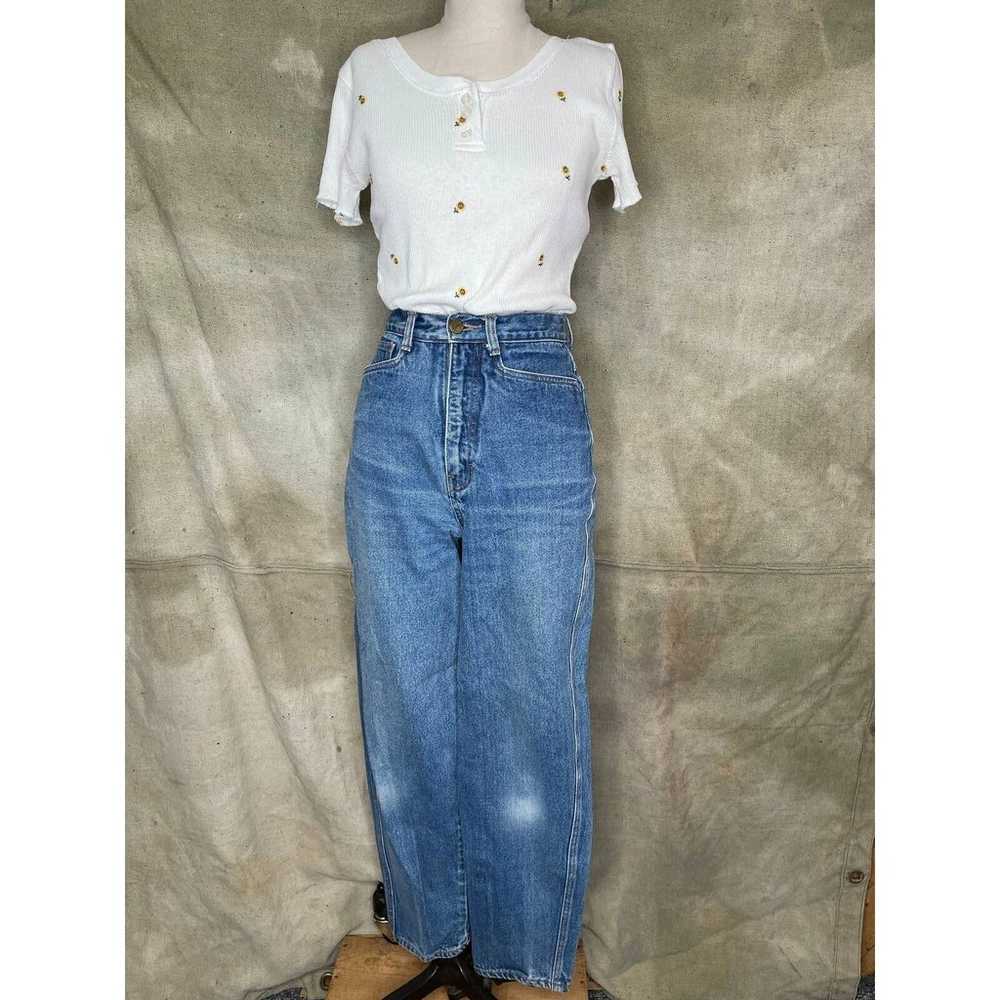 Vintage 90s Light Wash Denim Sync Union Bay High … - image 2