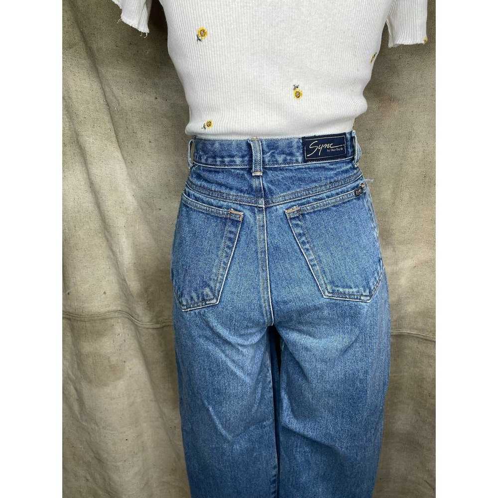 Vintage 90s Light Wash Denim Sync Union Bay High … - image 3