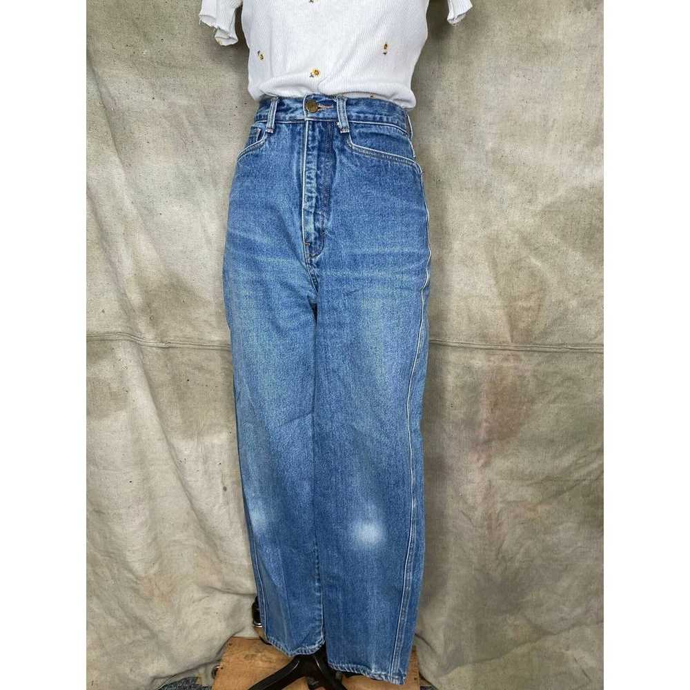 Vintage 90s Light Wash Denim Sync Union Bay High … - image 5