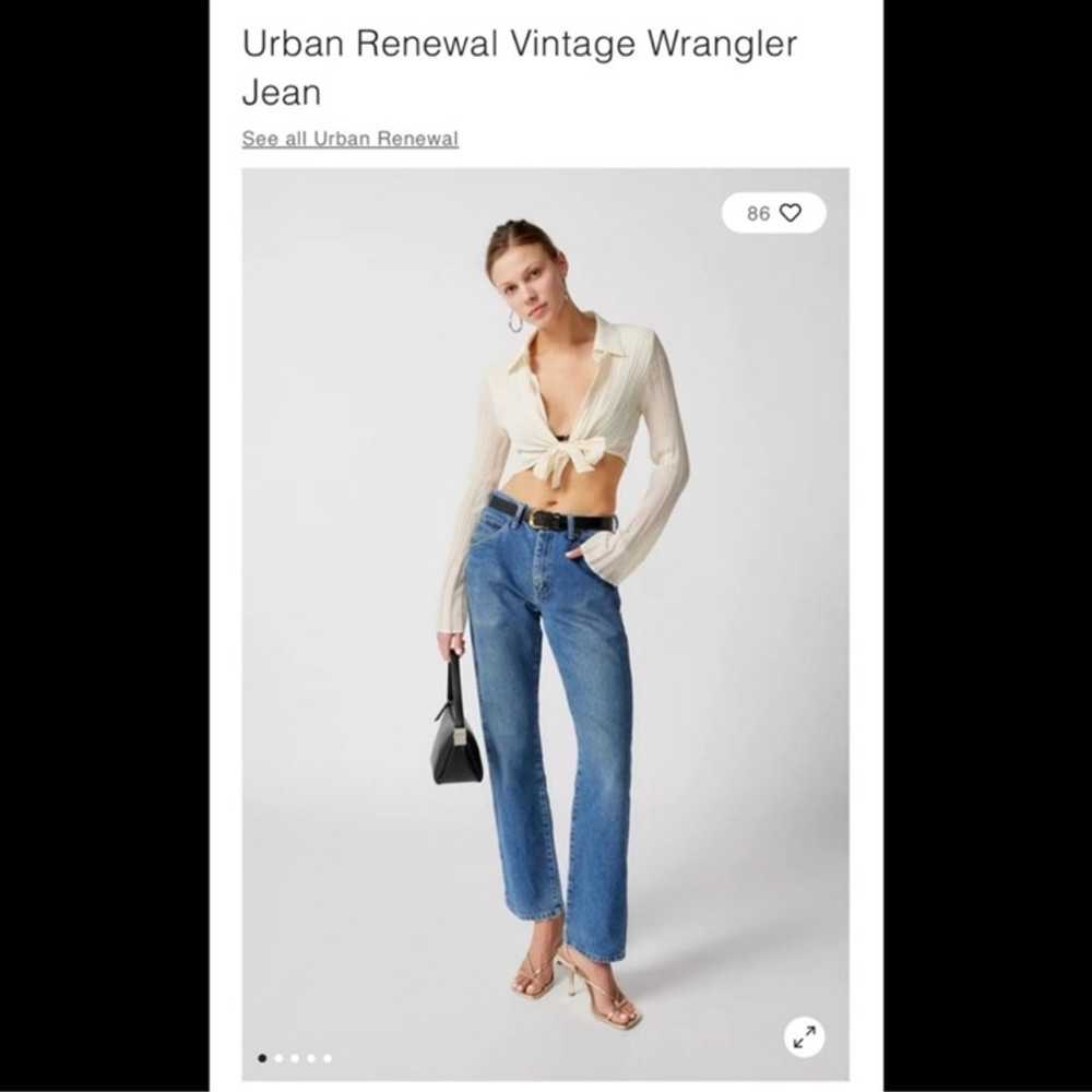 Urban Outfitters Renewal Wrangler High Rise Vinta… - image 1