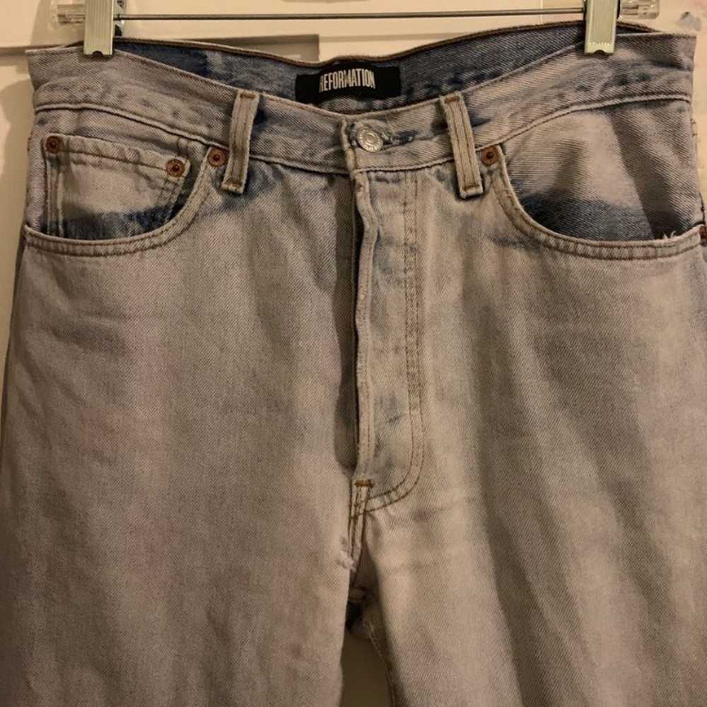 Reformation repurposed levi jeans - image 2