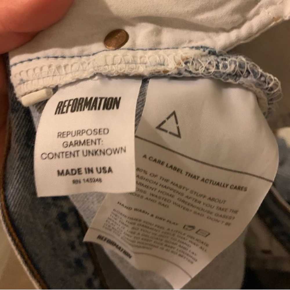 Reformation repurposed levi jeans - image 6