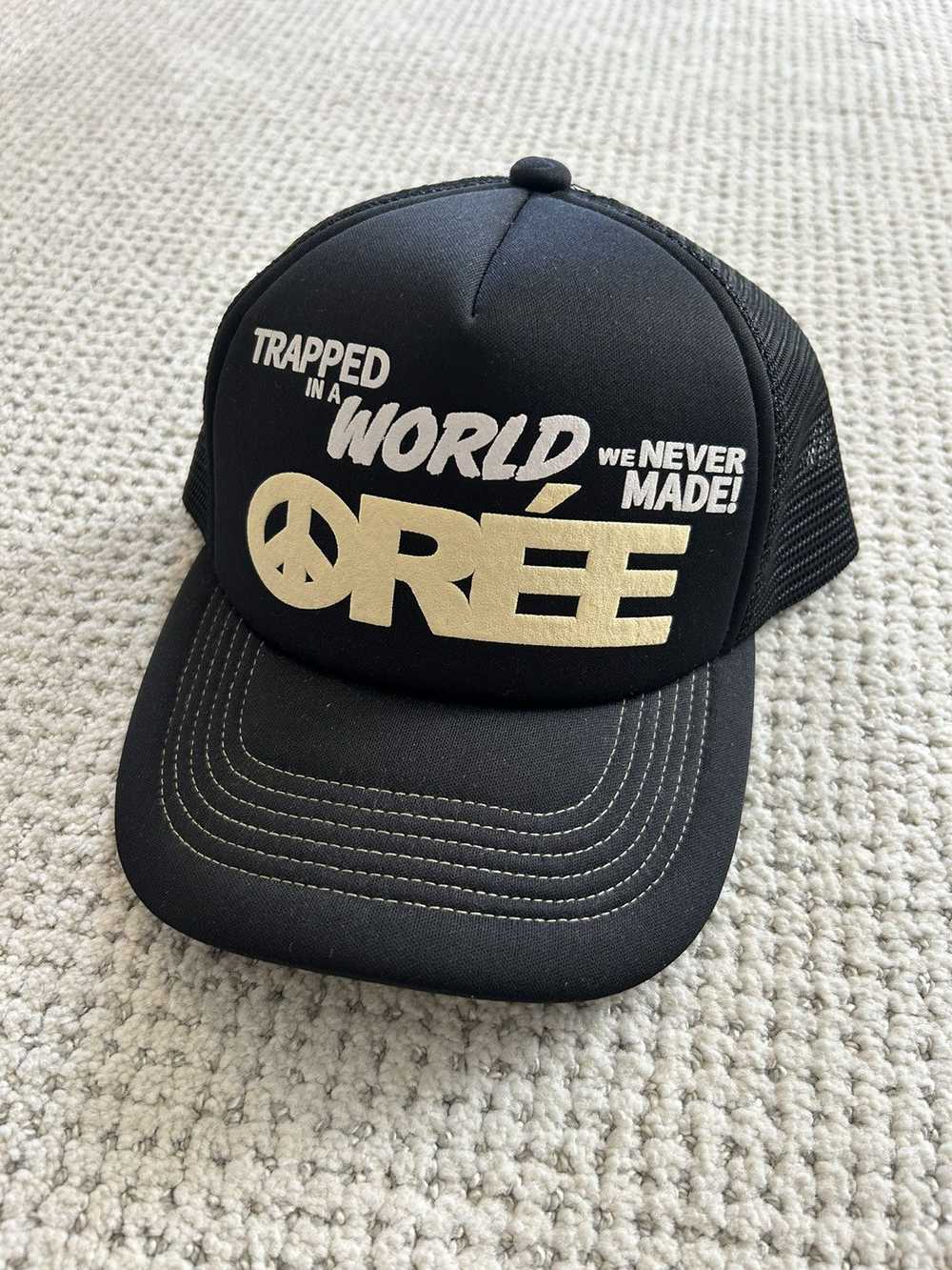 Oree New York Peace Trucker Hat - image 1