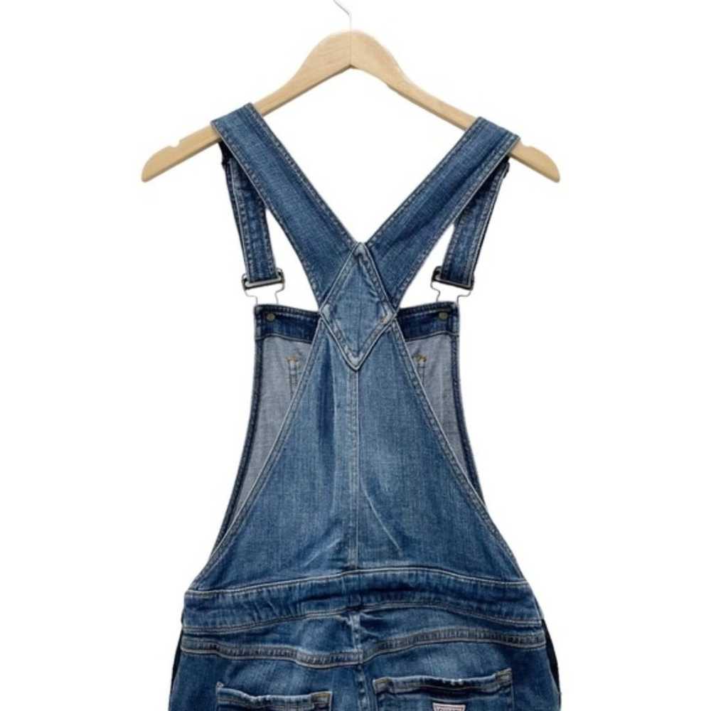 Vintage Guess Jeans Distressed Denim Overalls Med… - image 8