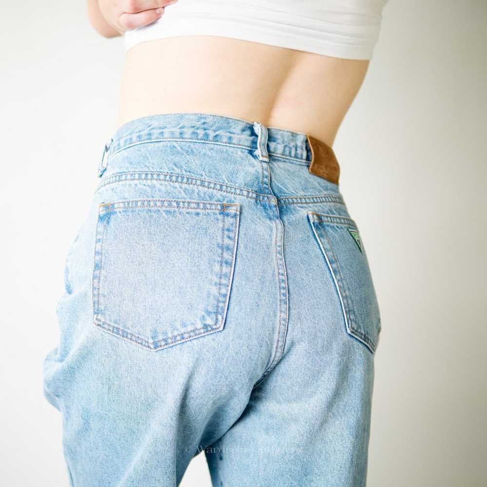 Vintage 90s Guess Jeans High Rise Faded Distresse… - image 10