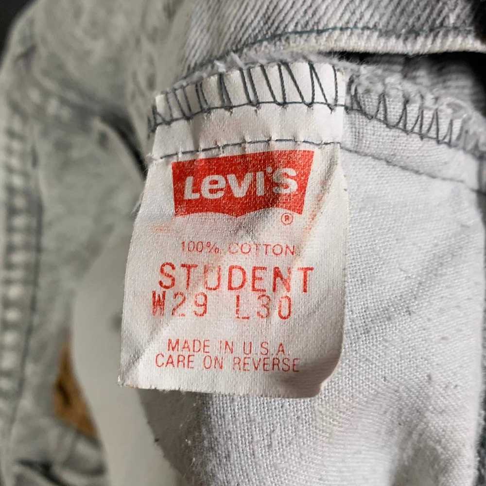 Levis Silver Tab Jeans Acid Wash 29x30 - image 4