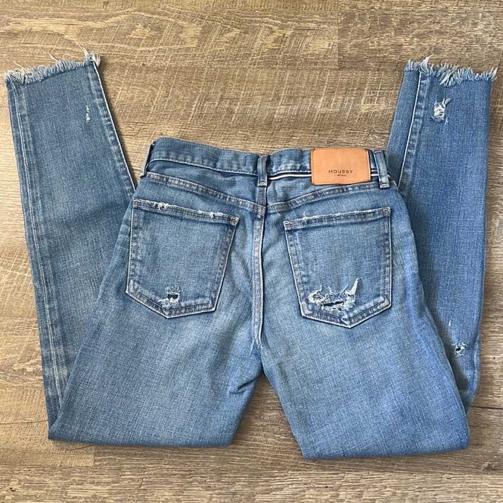 Moussy Vintage Distressed Jeans Size *25* Please … - image 4