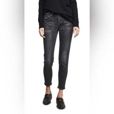 Moussy Vintage Black Distressed MV Velma Skinny J… - image 1