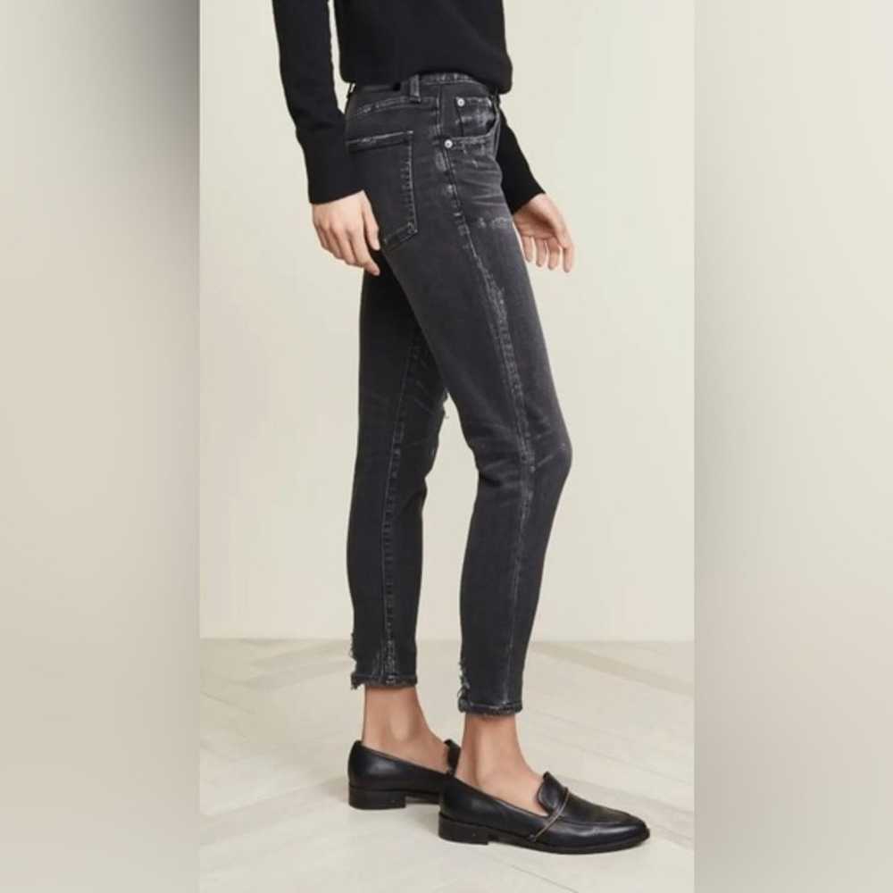 Moussy Vintage Black Distressed MV Velma Skinny J… - image 4