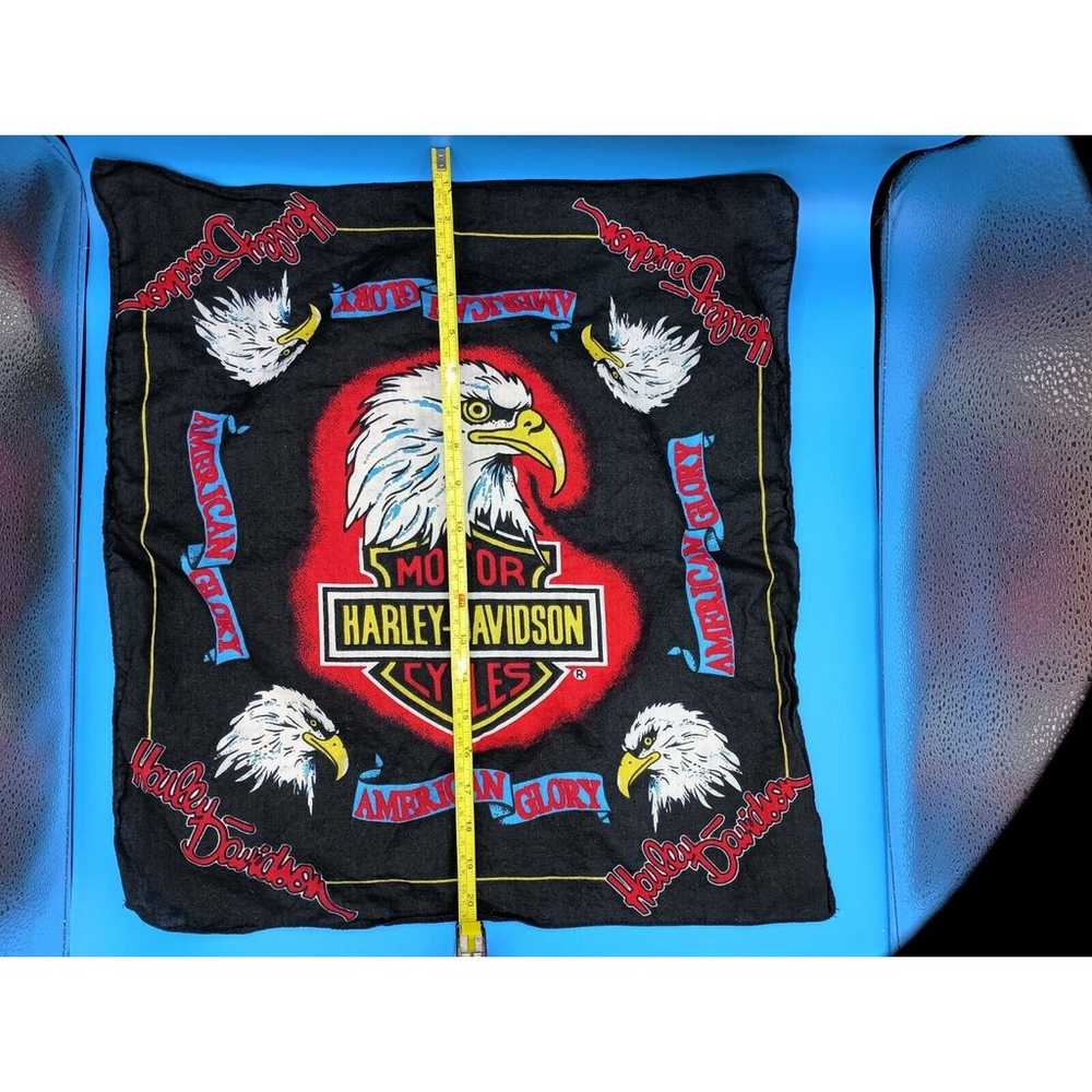 Vintage Harley Davidson Motorcycles Handkerchief … - image 3