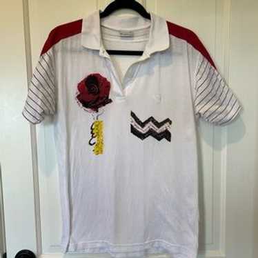 ウェア 90s sergio tacchini sampras polo shirt L SERGIO TACCHINI Pete Sampras Archer Court Polo. Sz ML