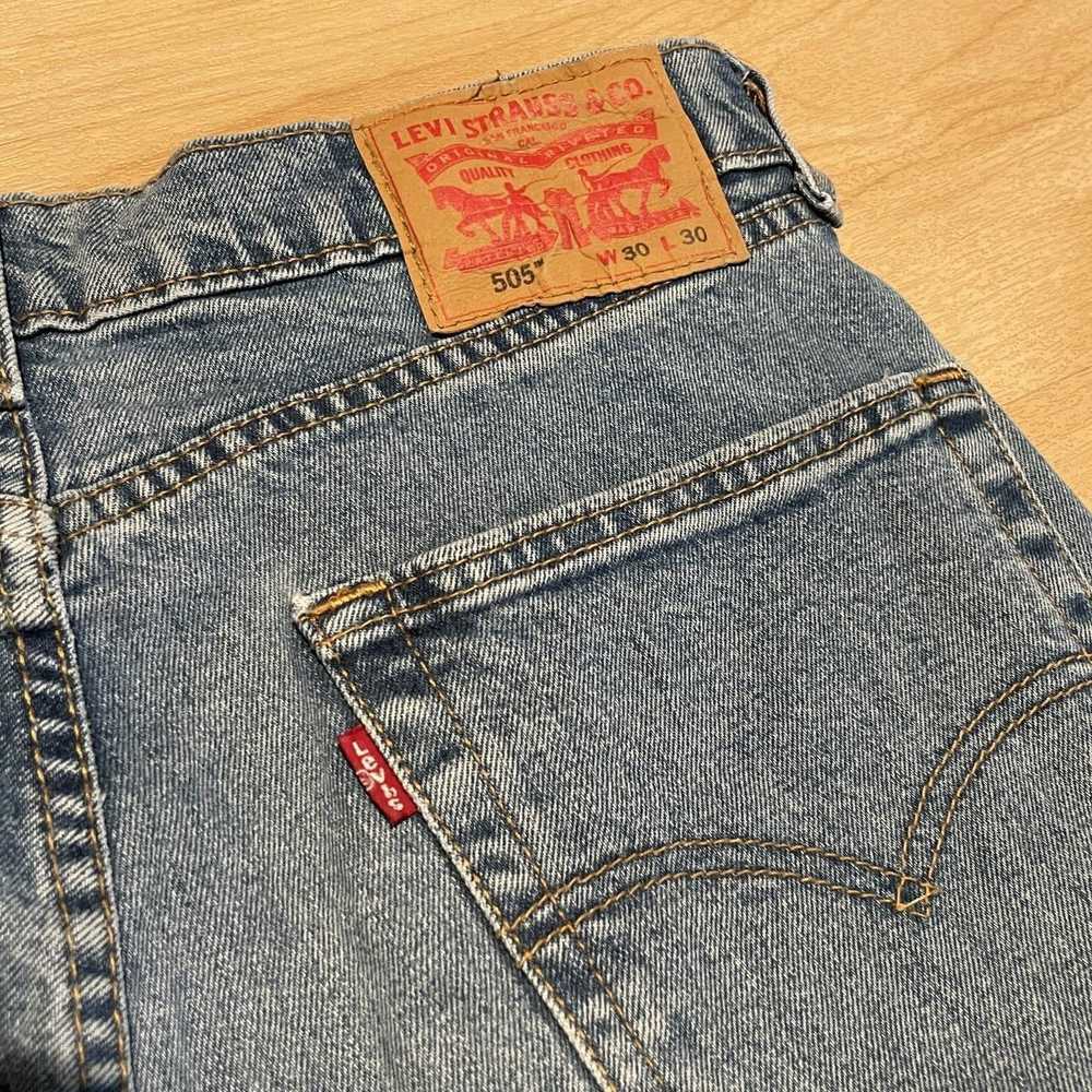 Levi's × Streetwear Levi’s 505 Blue Wash Jeans - image 3