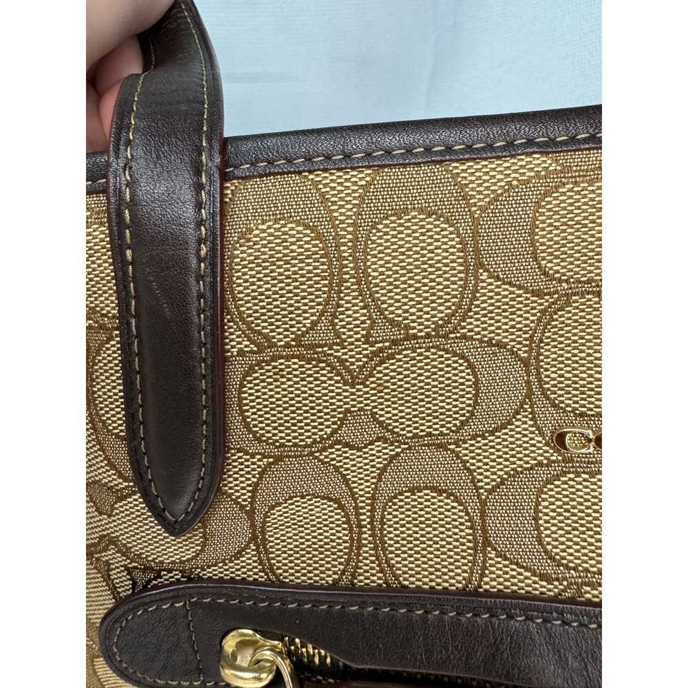 Coach Coach Signature Print Taylor Tote Jacquard … - image 11