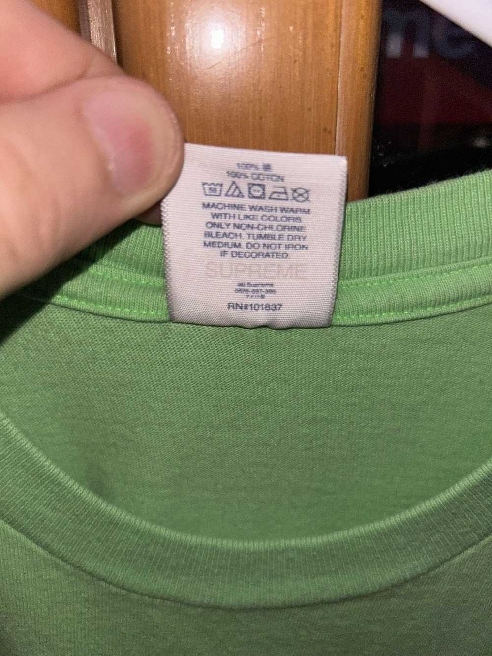 Supreme Supreme All Over Tee Lime Green SS22 size… - image 3