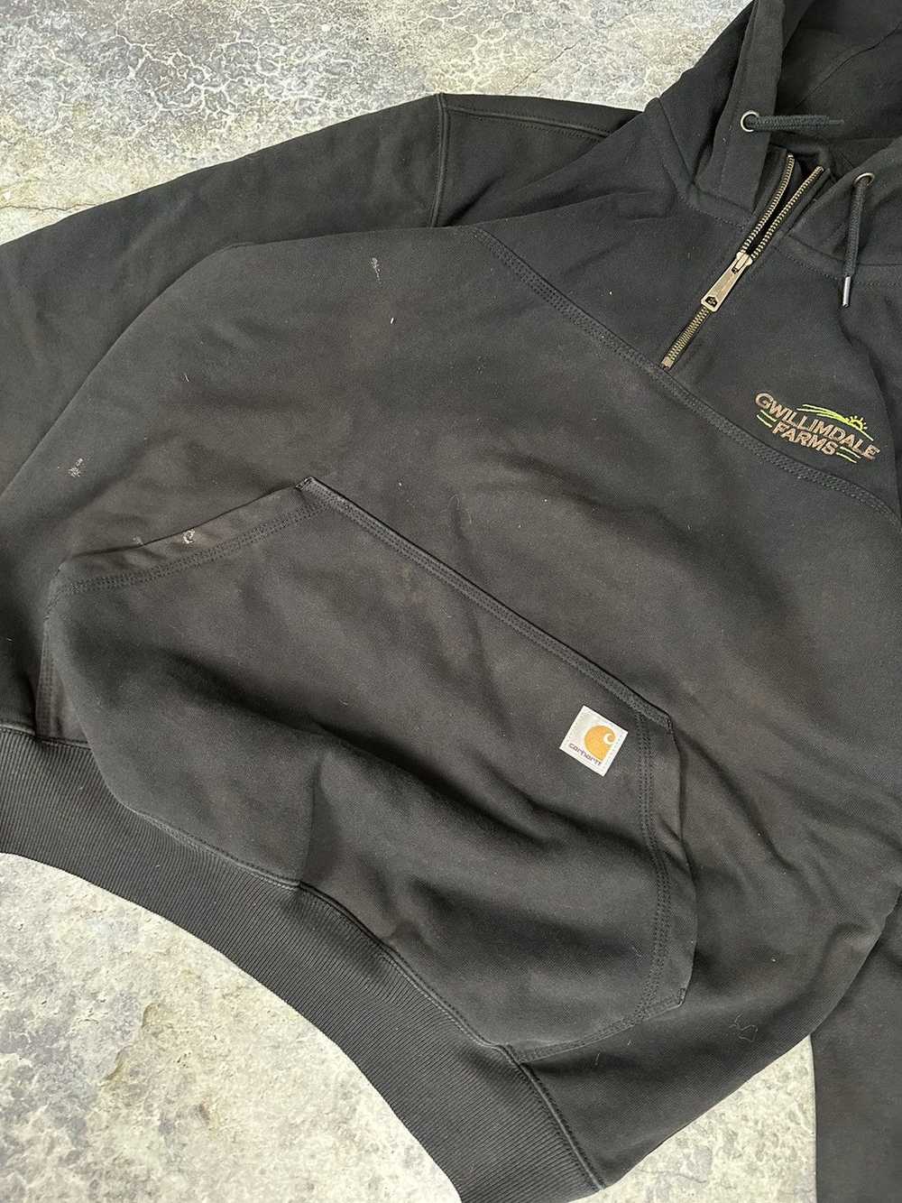 Carhartt × Vintage Vintage Carhartt quarter zip r… - image 2