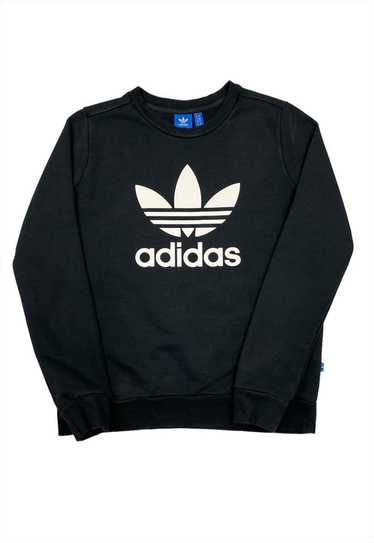 Adidas Originals Vintage Ladies Black Crew Neck Sw