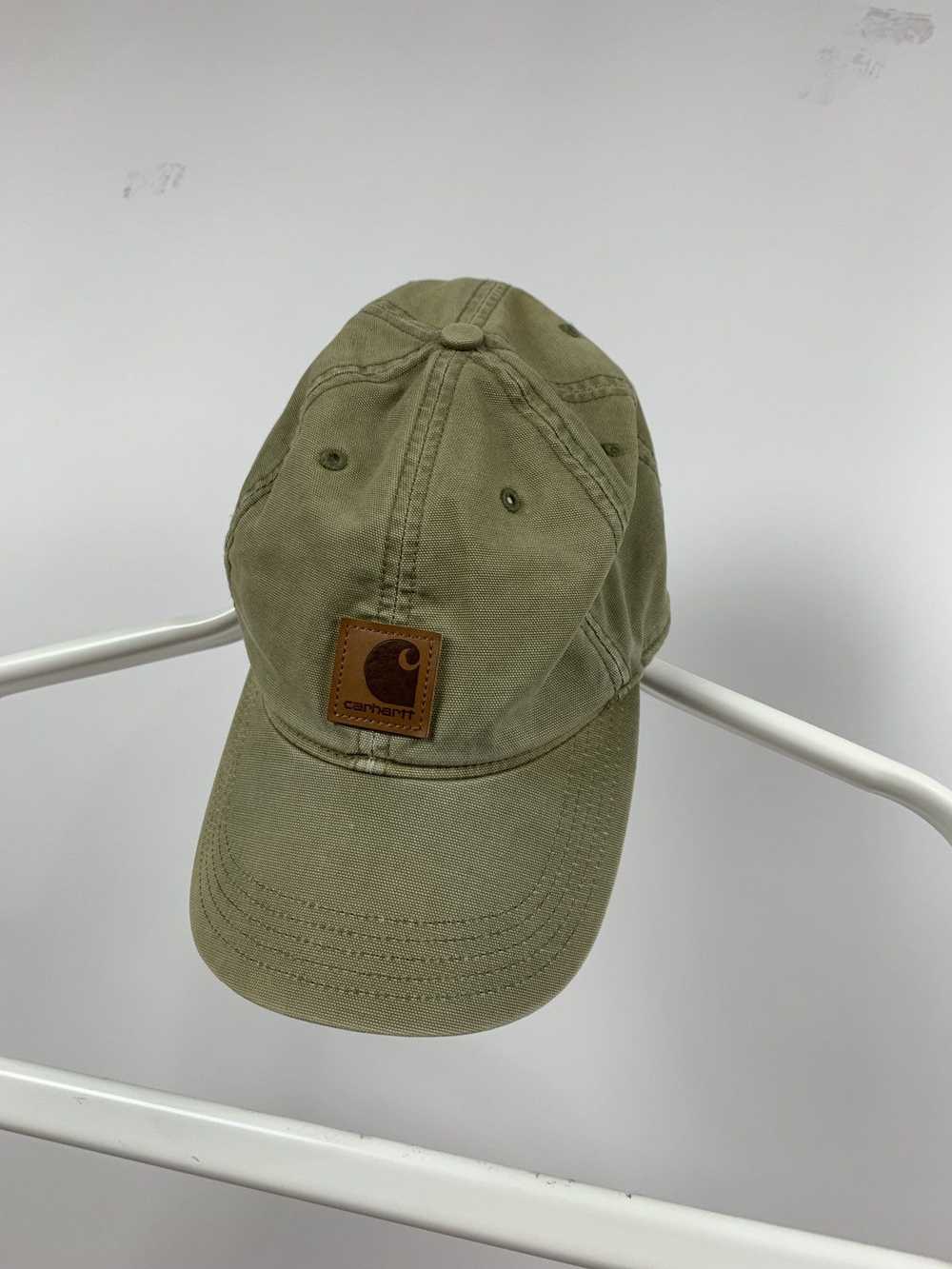 Carhartt × Vintage 90s Vintage Carhartt Khaki Cap… - image 2