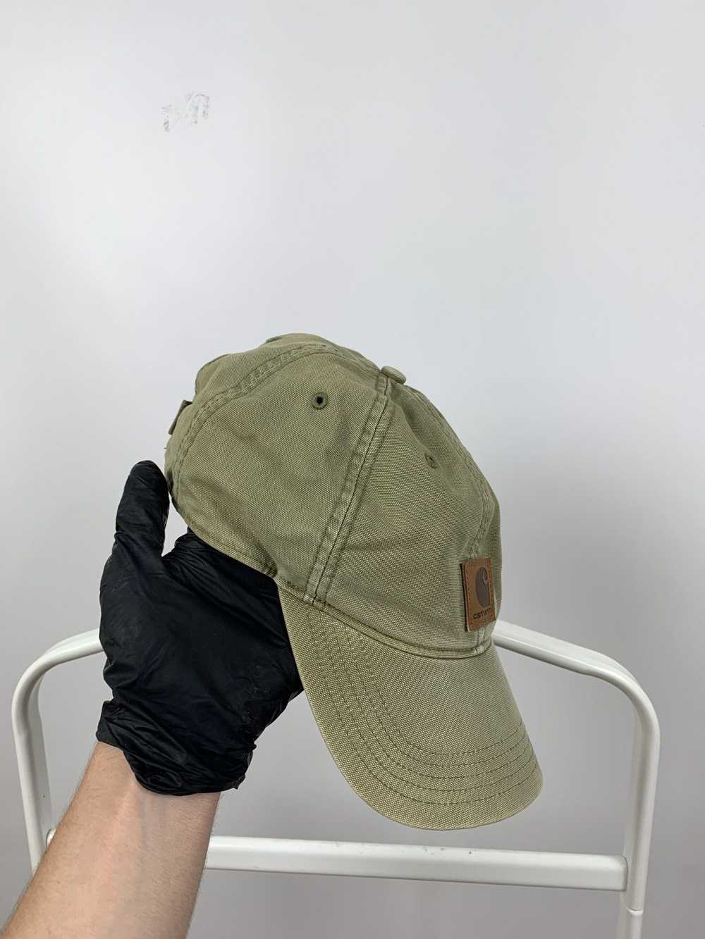 Carhartt × Vintage 90s Vintage Carhartt Khaki Cap… - image 3