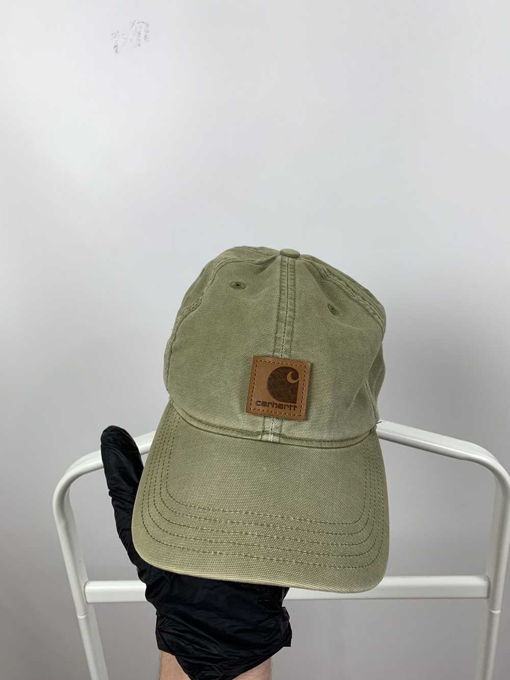 Carhartt × Vintage 90s Vintage Carhartt Khaki Cap… - image 4