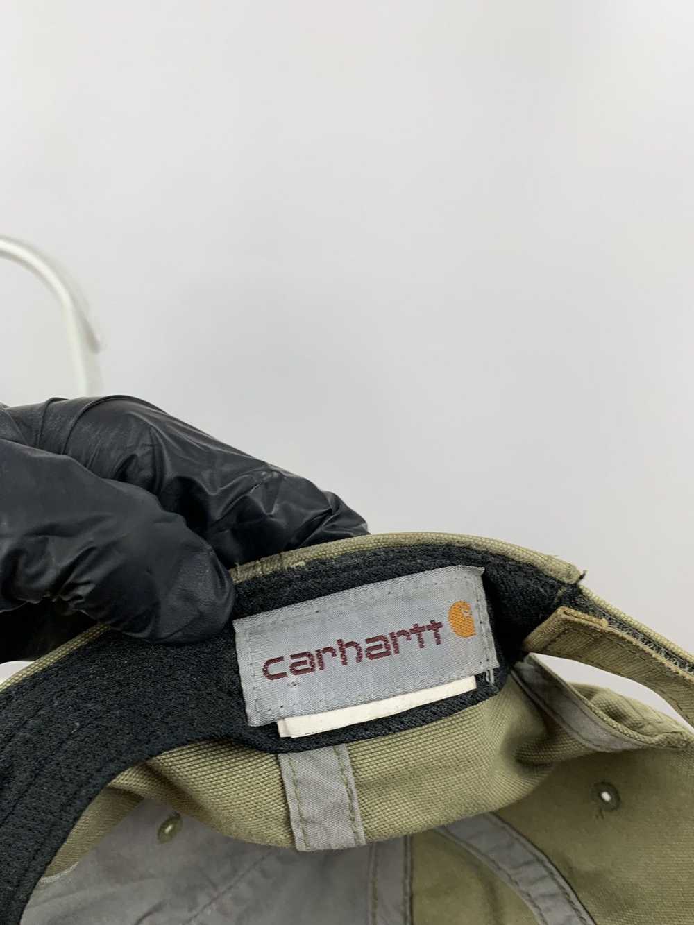 Carhartt × Vintage 90s Vintage Carhartt Khaki Cap… - image 8