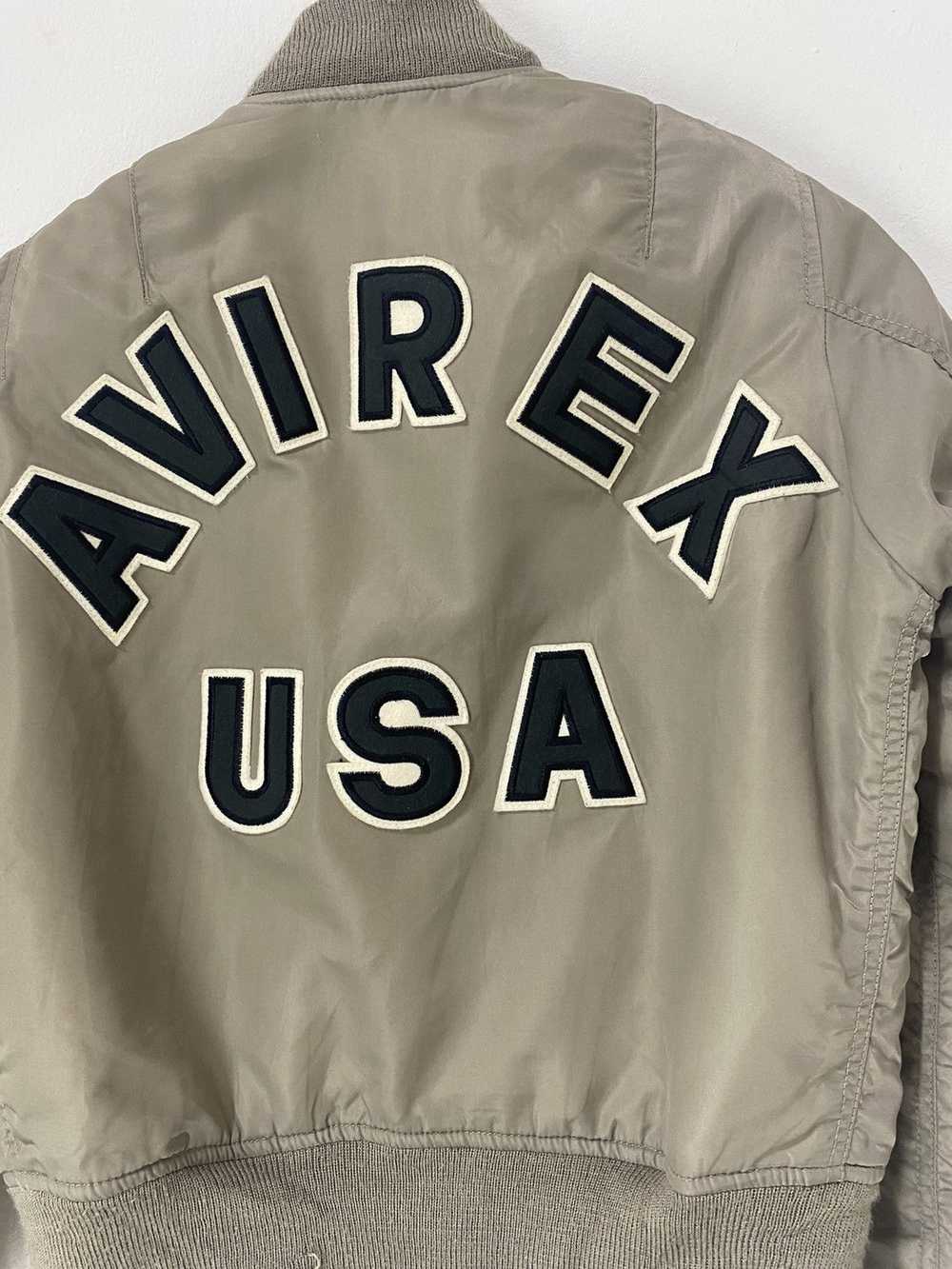 Avirex Avirex MA-1 Bomber Jacket Big Logo Design - image 3