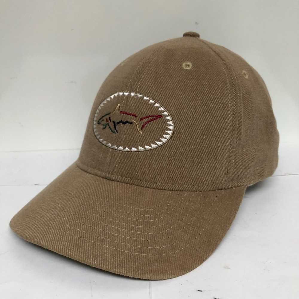 Vintage Greg Norman Hat Shark Tooth Mens Logo ATT… - image 1