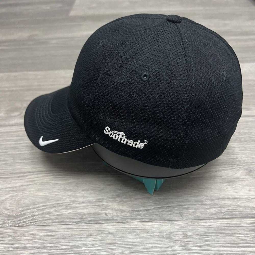 Vintage Nike Golf Hat Black White Performance Run… - image 3