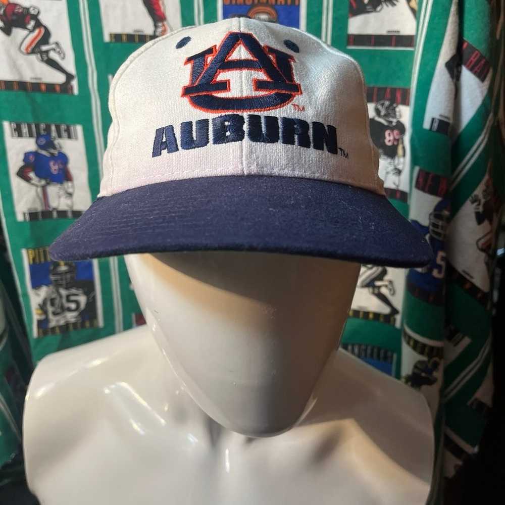 vintage Auburn Tigers Russell SnapBack 90s Hat - image 1