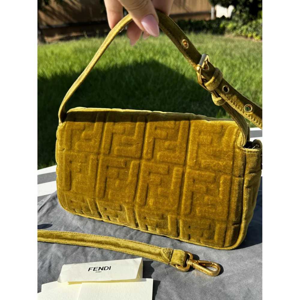 Fendi Baguette velvet handbag - image 7