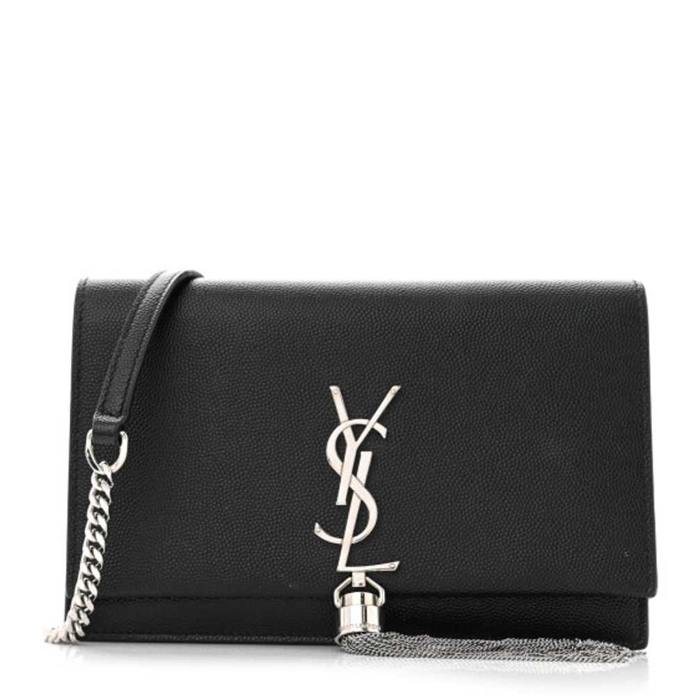 SAINT LAURENT Grain De Poudre Classic Monogram Ka… - image 1