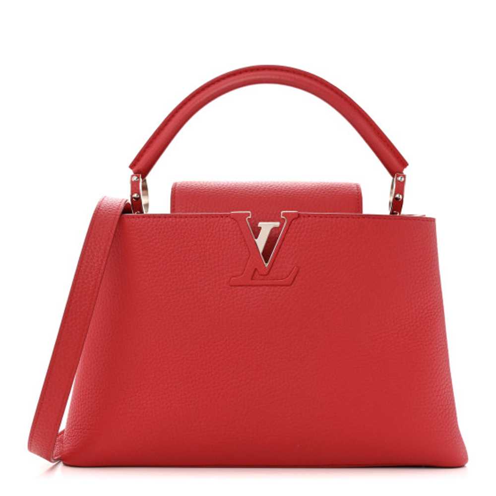 LOUIS VUITTON Taurillon Capucines BB Rubis - image 1