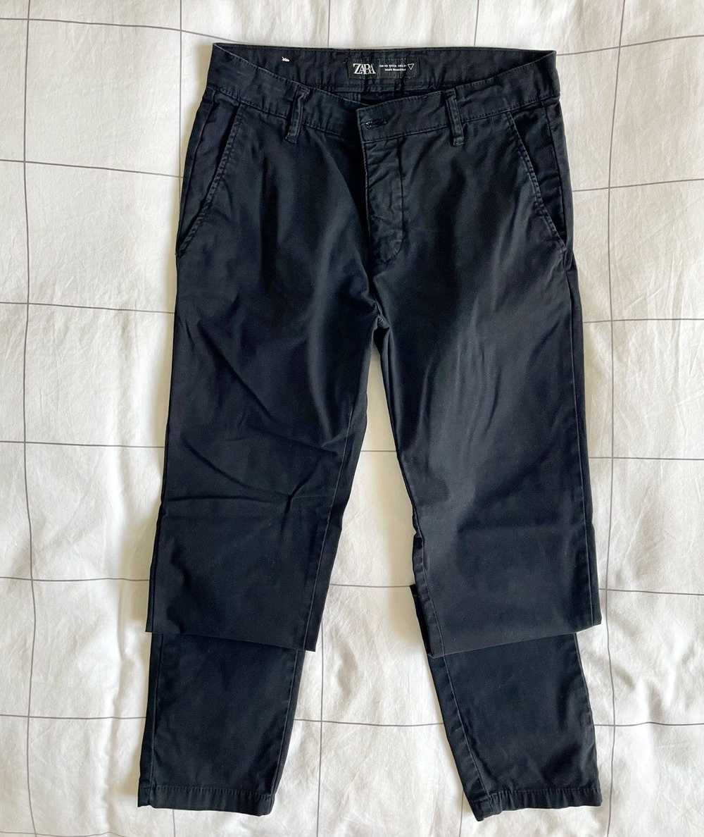 Zara Zara Man DenimWear Black Chino Pants - Size … - image 2