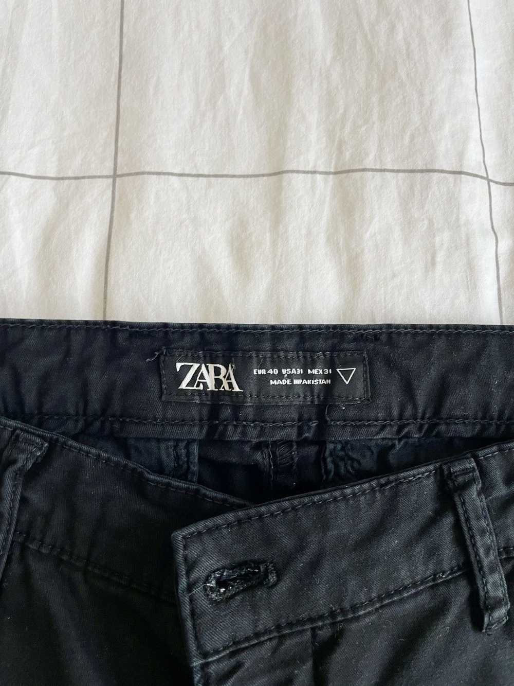 Zara Zara Man DenimWear Black Chino Pants - Size … - image 3