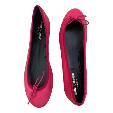 Saint Laurent Leather ballet flats