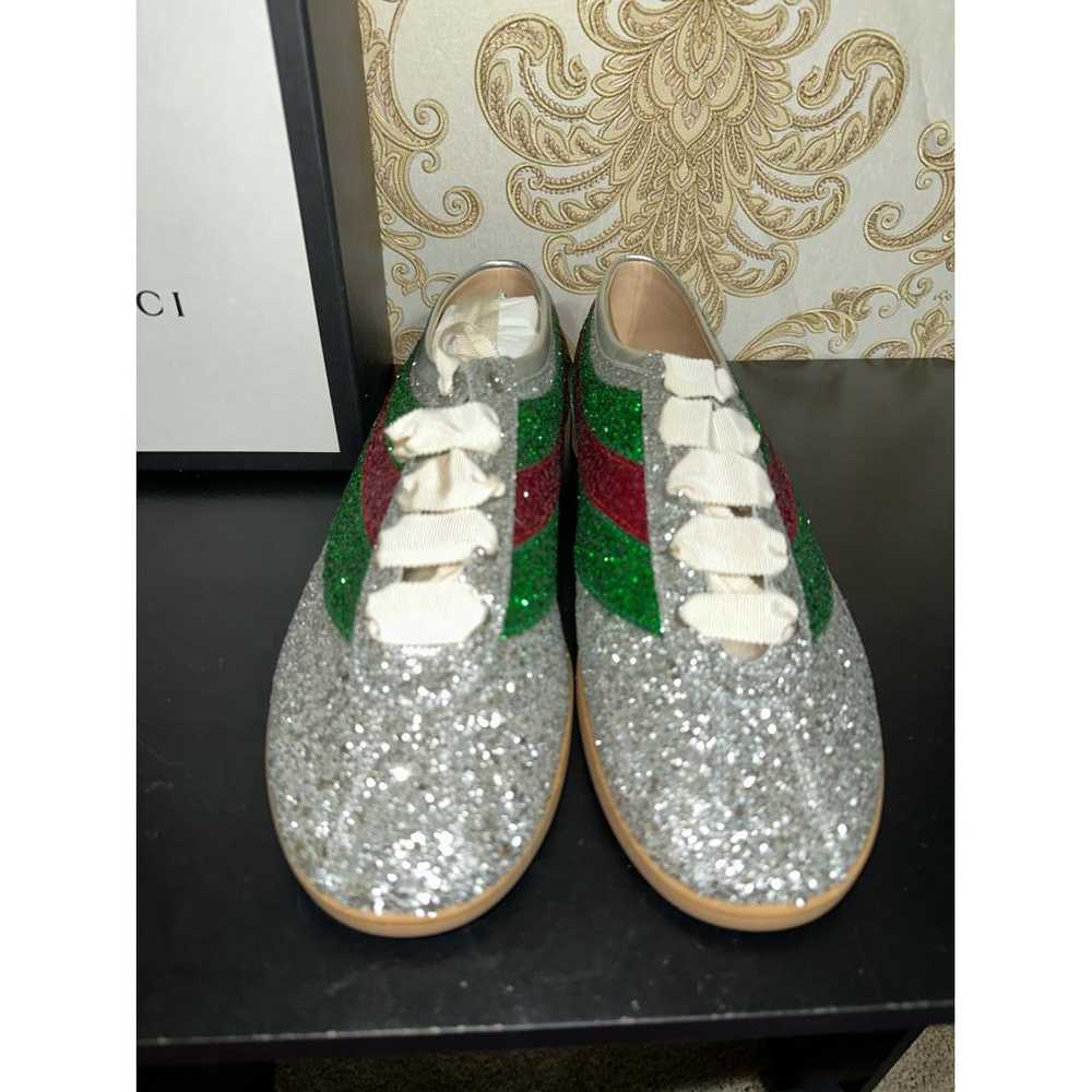 Gucci Glitter low trainers - image 2