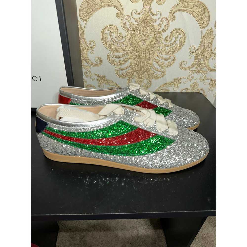 Gucci Glitter low trainers - image 4