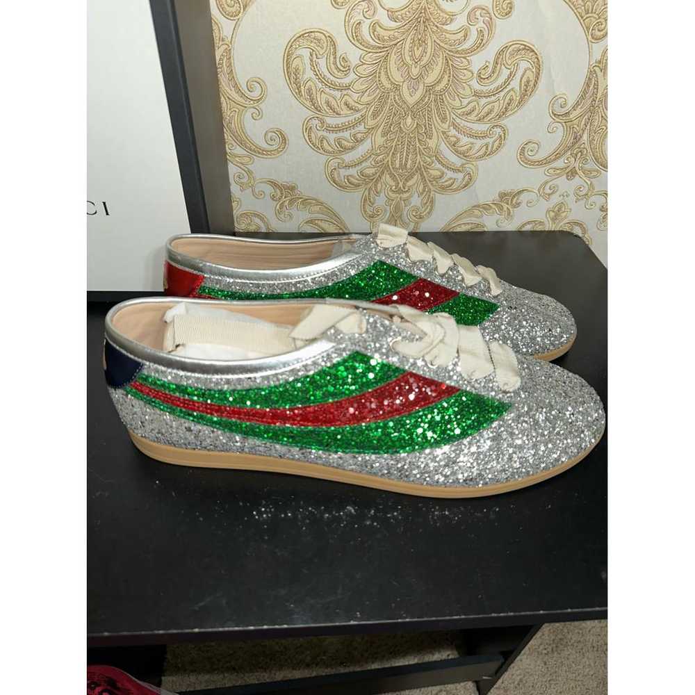 Gucci Glitter low trainers - image 5