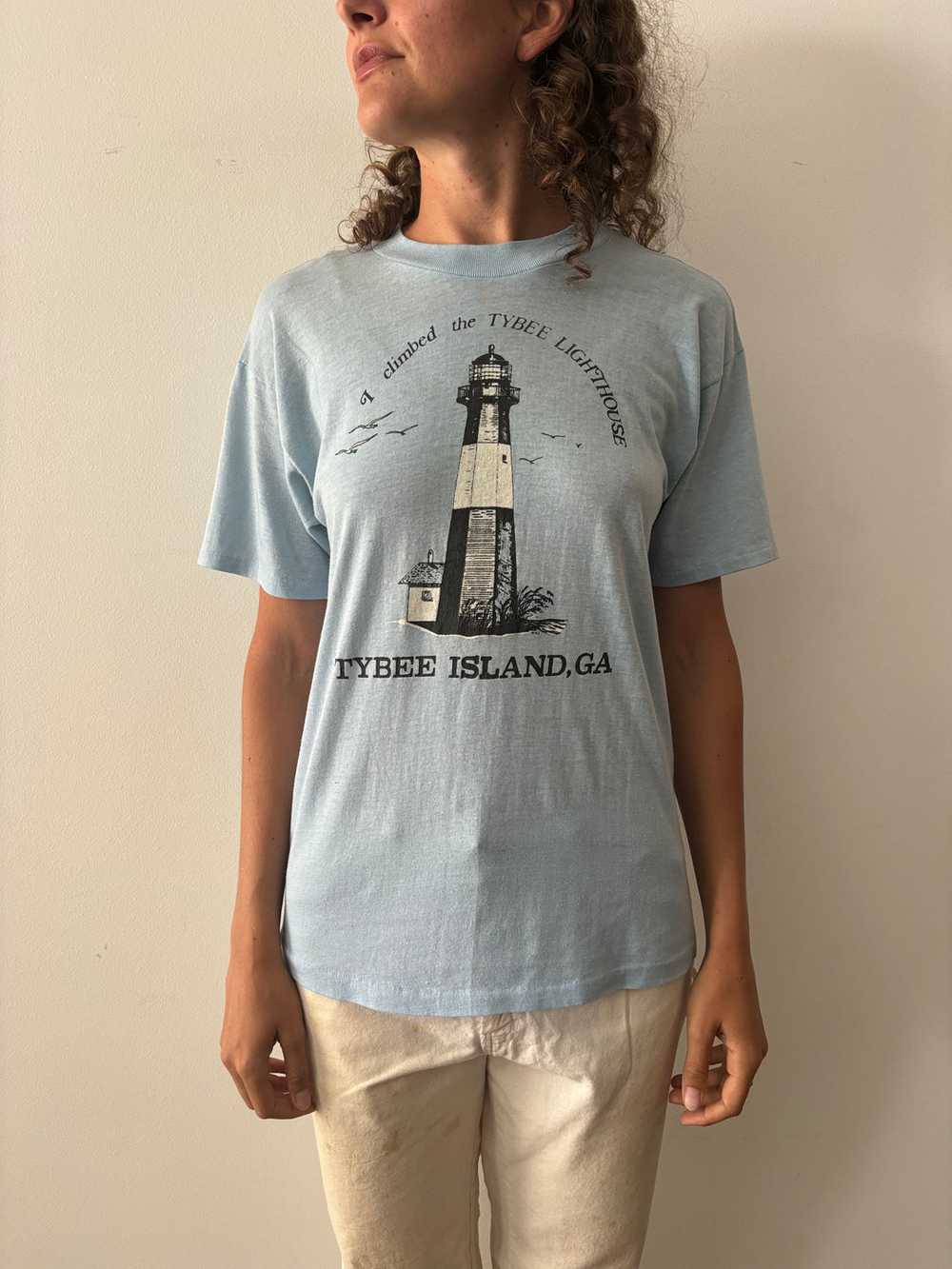 Tybee Island Lighthouse tee - image 1