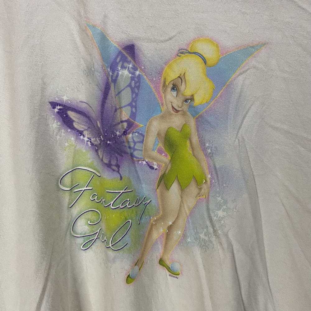 Disney × Vintage Vintage Y2K Tinkerbell Longsleev… - image 2